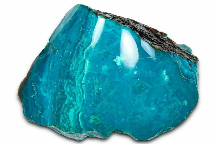 Polished Atacama Blue Opal (Chrysocolla & Opal) - Chile #362271